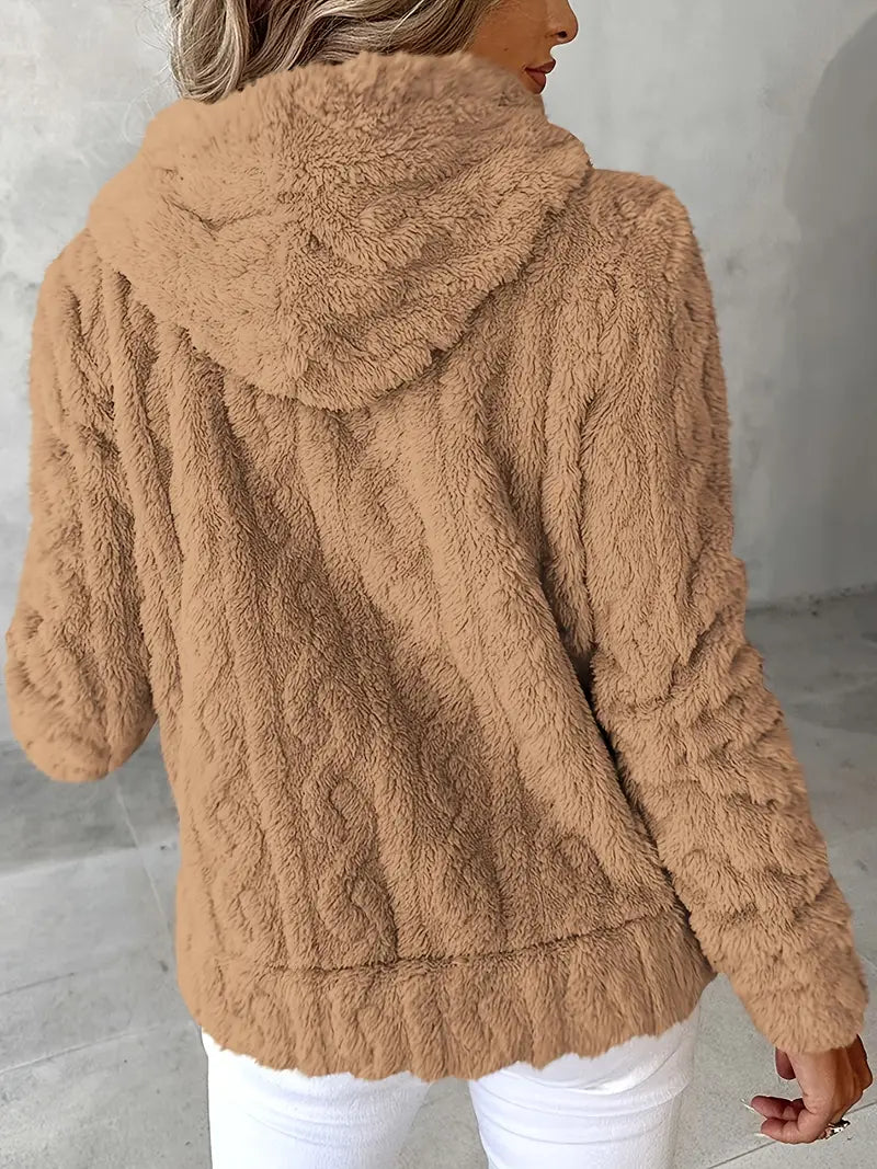 Ganka | Long-sleeved hooded jumper with zip