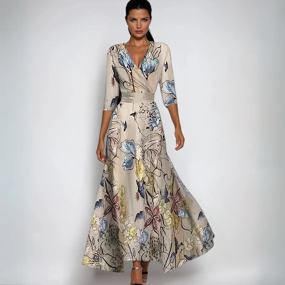 Elise | Sophisticated Floral Dress