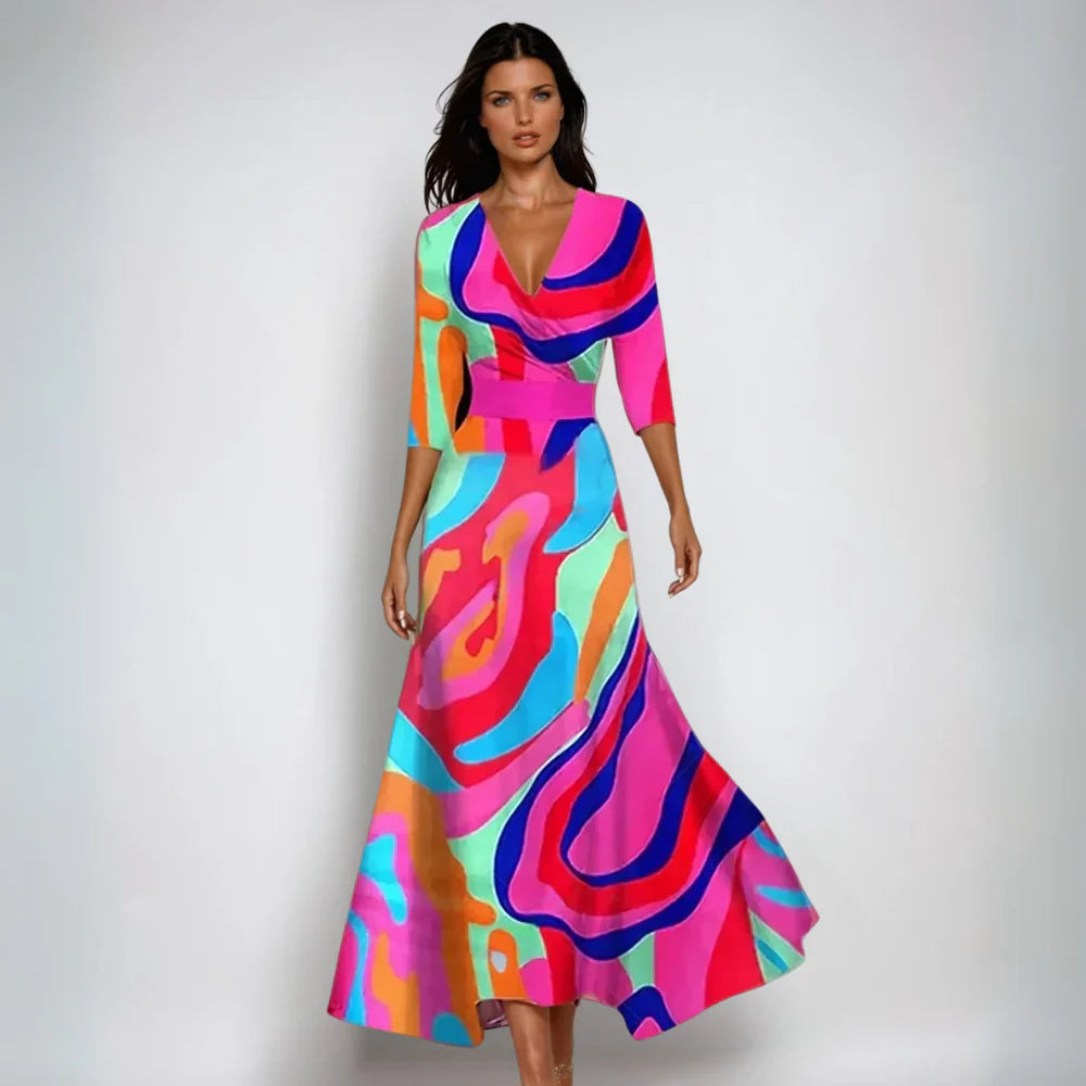 Elise | Sophisticated Floral Dress