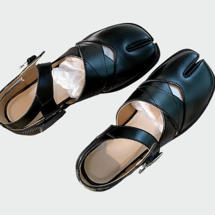 Nora Beau | Tabi Strap Mary Jane Shoes
