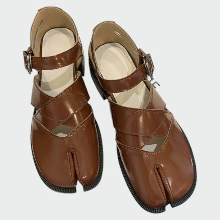 Nora Beau | Tabi Strap Mary Jane Shoes