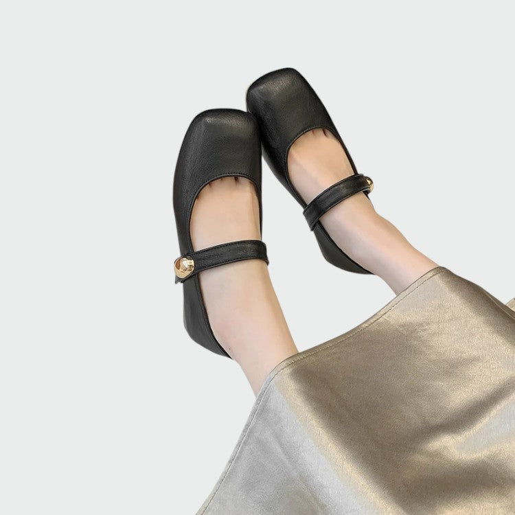 Nora Beau | Minimalist Mary Jane Shoes
