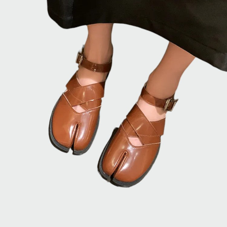 Nora Beau | Tabi Strap Mary Jane Shoes