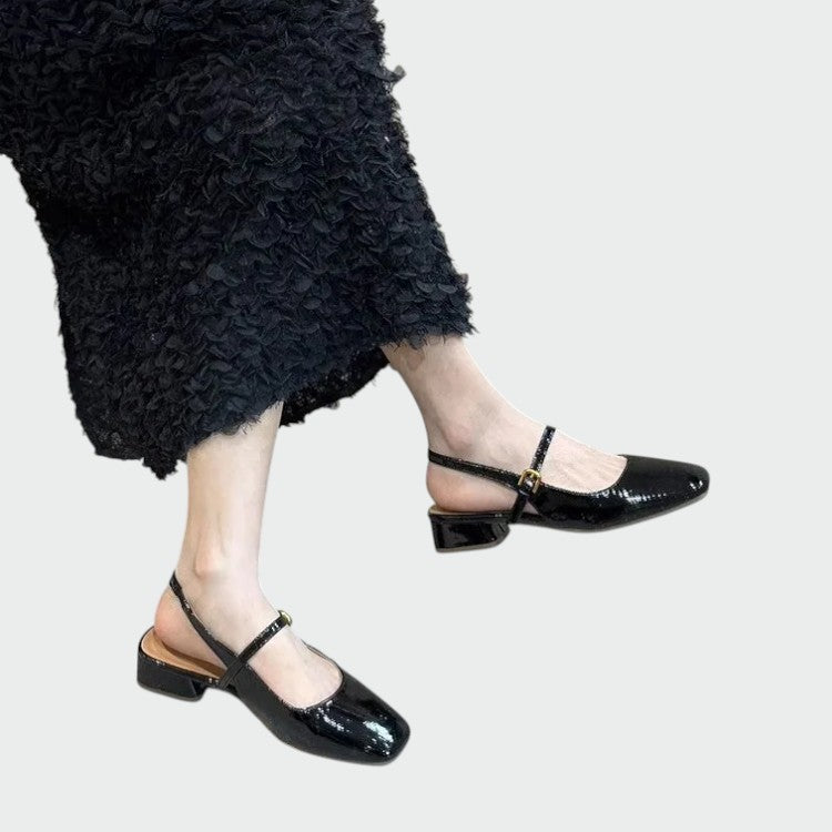 Nora Beau | Square Tip Mary Jane Shoes