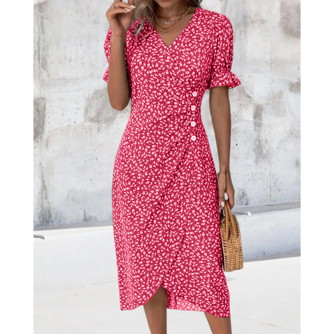 Iliana™| Elegant Ladies Midi Split Dress