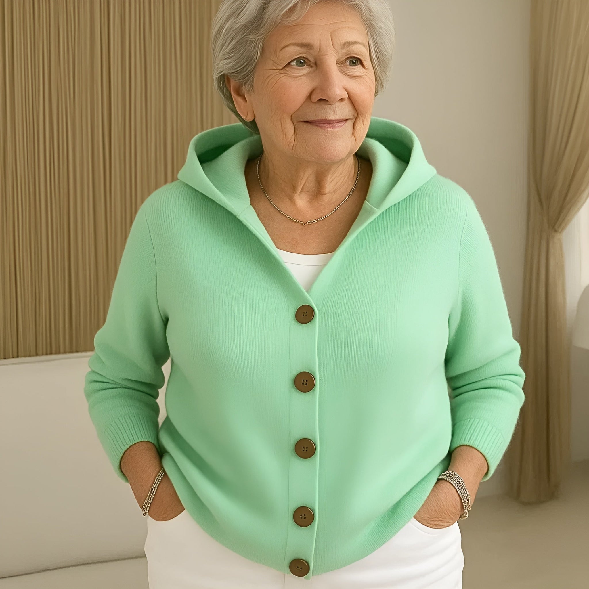 Freja™ | Soft cotton cardigan