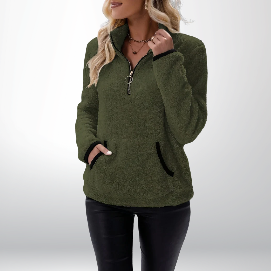 Rosely | Half Zip Fleece Jumper