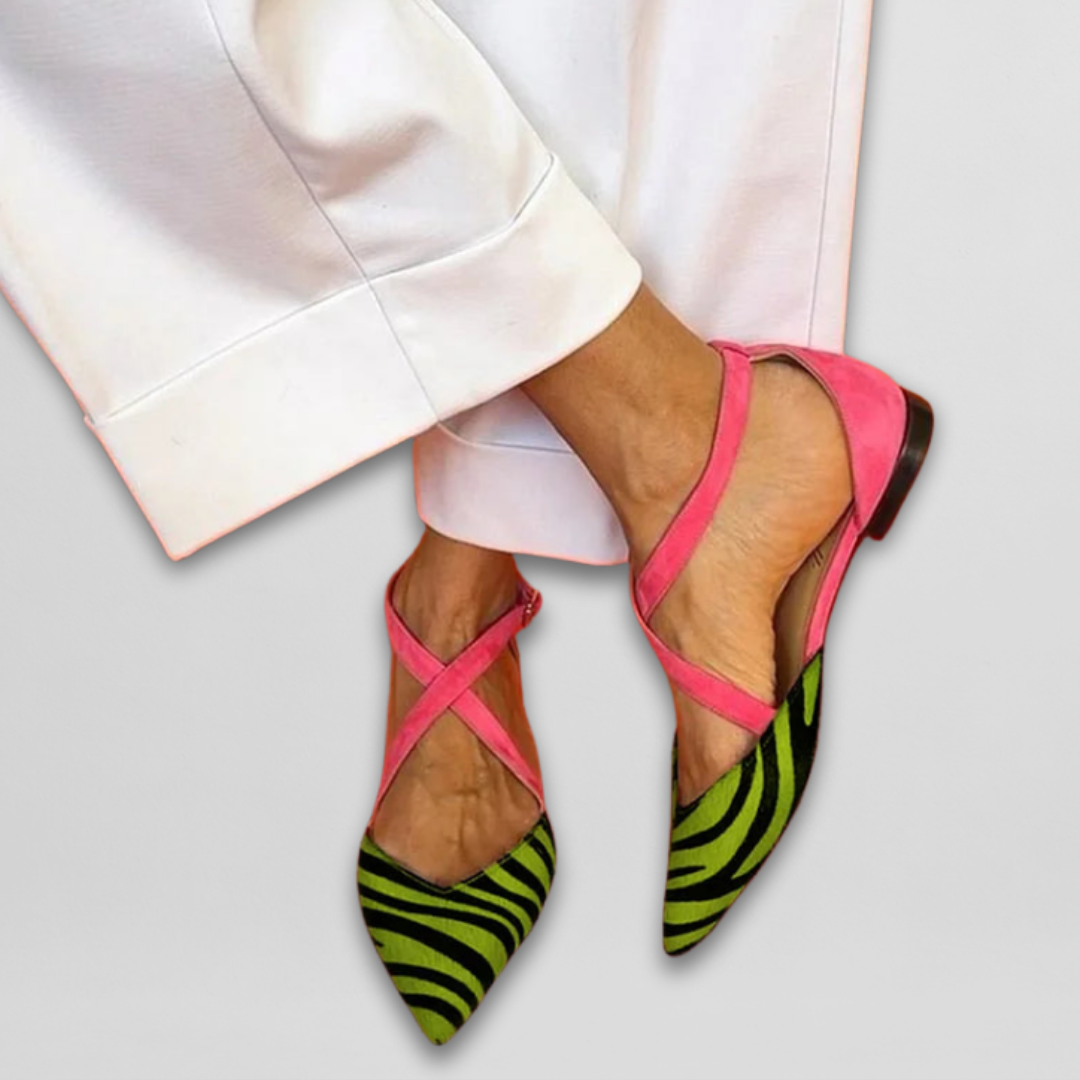 Élise™| Ballet Flats with Straps