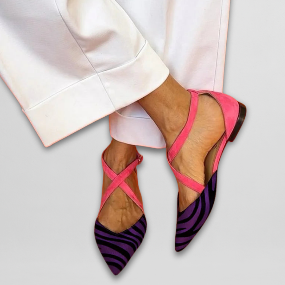 Élise™| Ballet Flats with Straps
