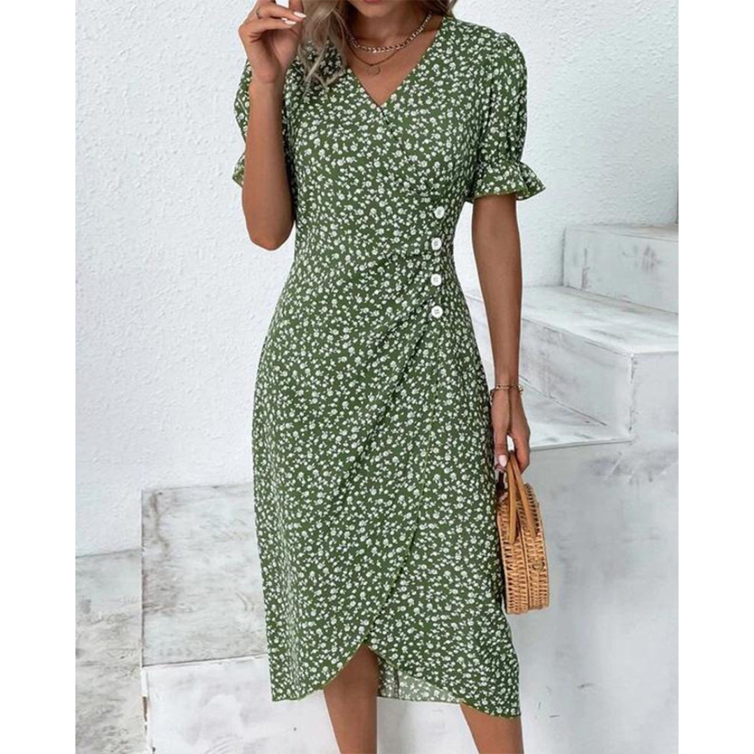 Iliana™| Elegant Ladies Midi Split Dress