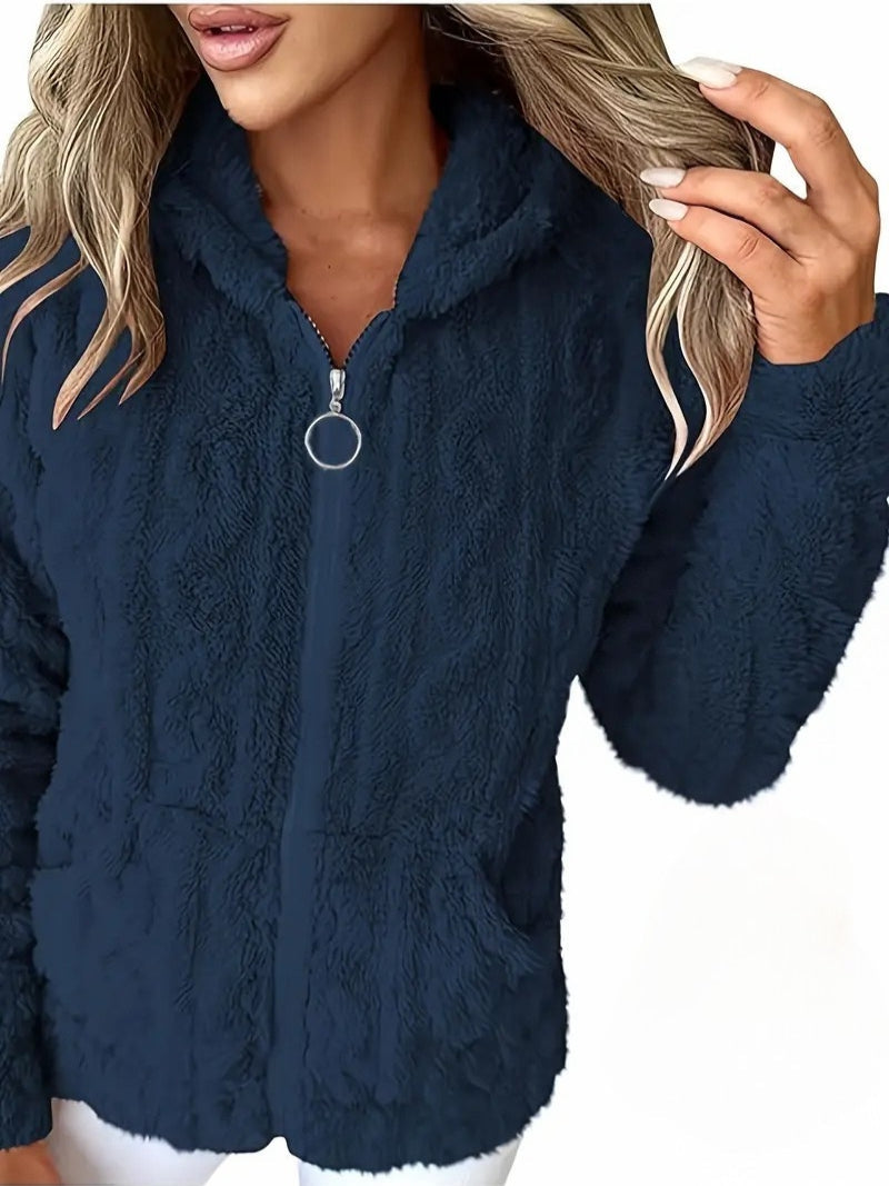 Ganka | Long-sleeved hooded jumper with zip