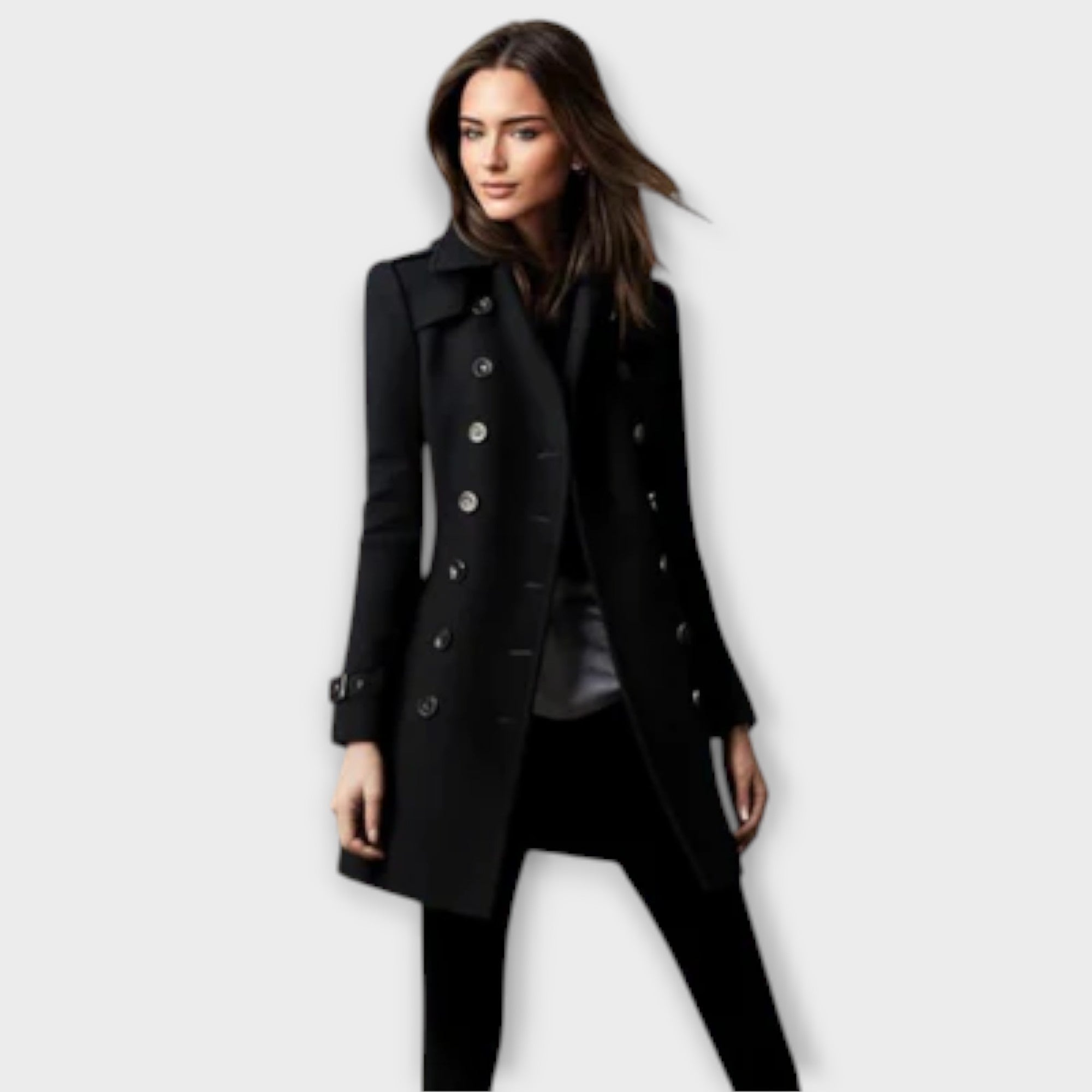 Linda | Double-Breasted Trench Coat