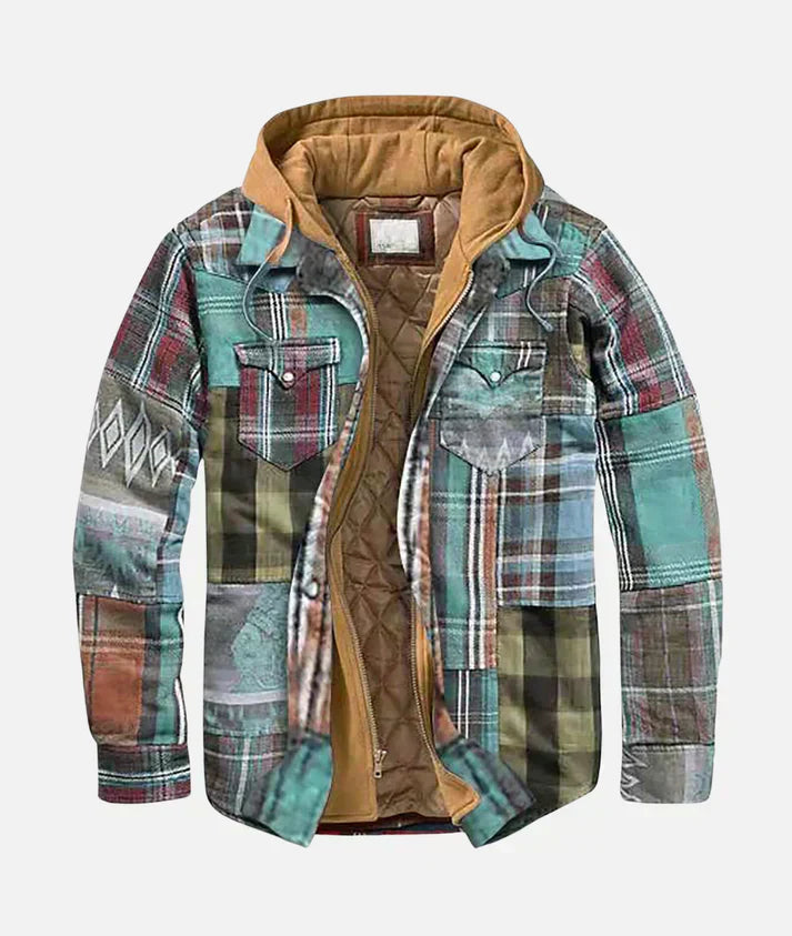 Savrani | Patchwork Check Jacket