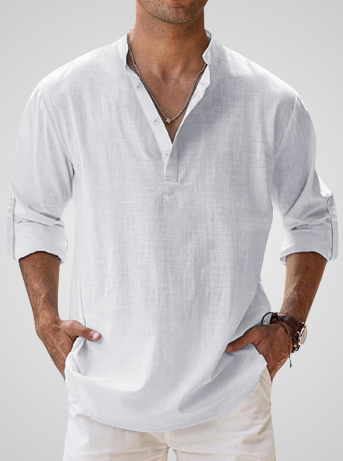 Harland | Breathable Linen Shirt