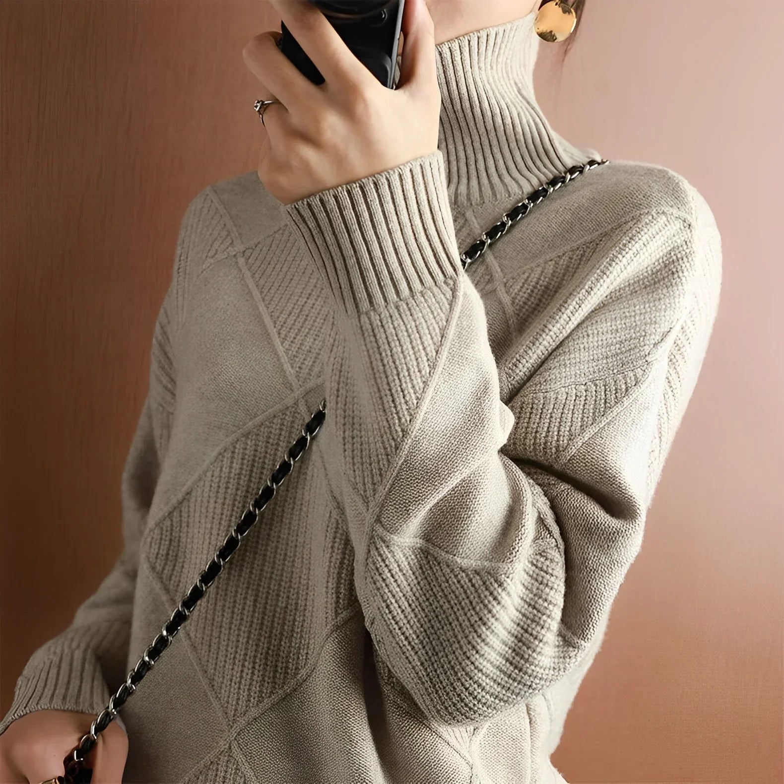 Marcelle | Roll Neck Jumper