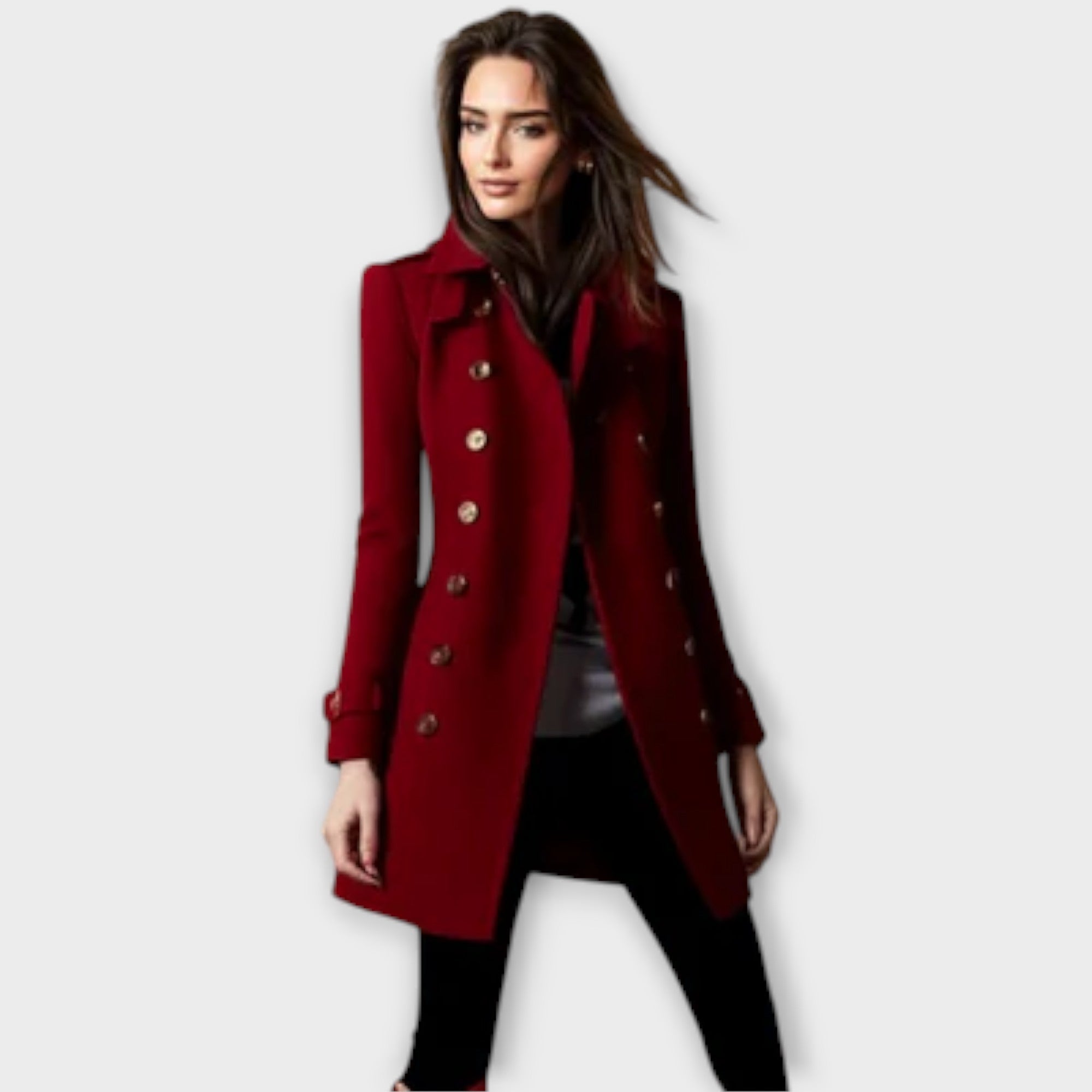Linda | Double-Breasted Trench Coat