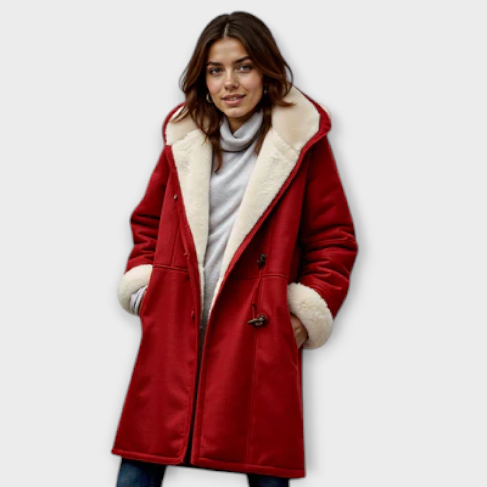 Antonia | Cosy Faux Fur-Lined Coat