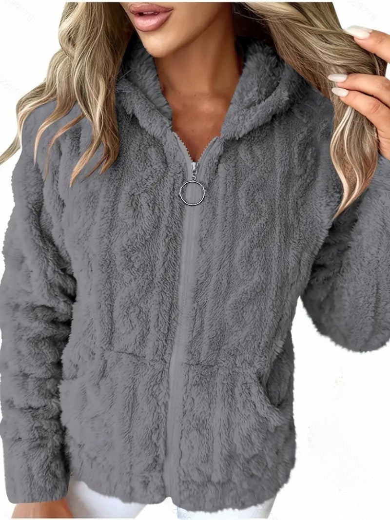 Ganka | Long-sleeved hooded jumper with zip