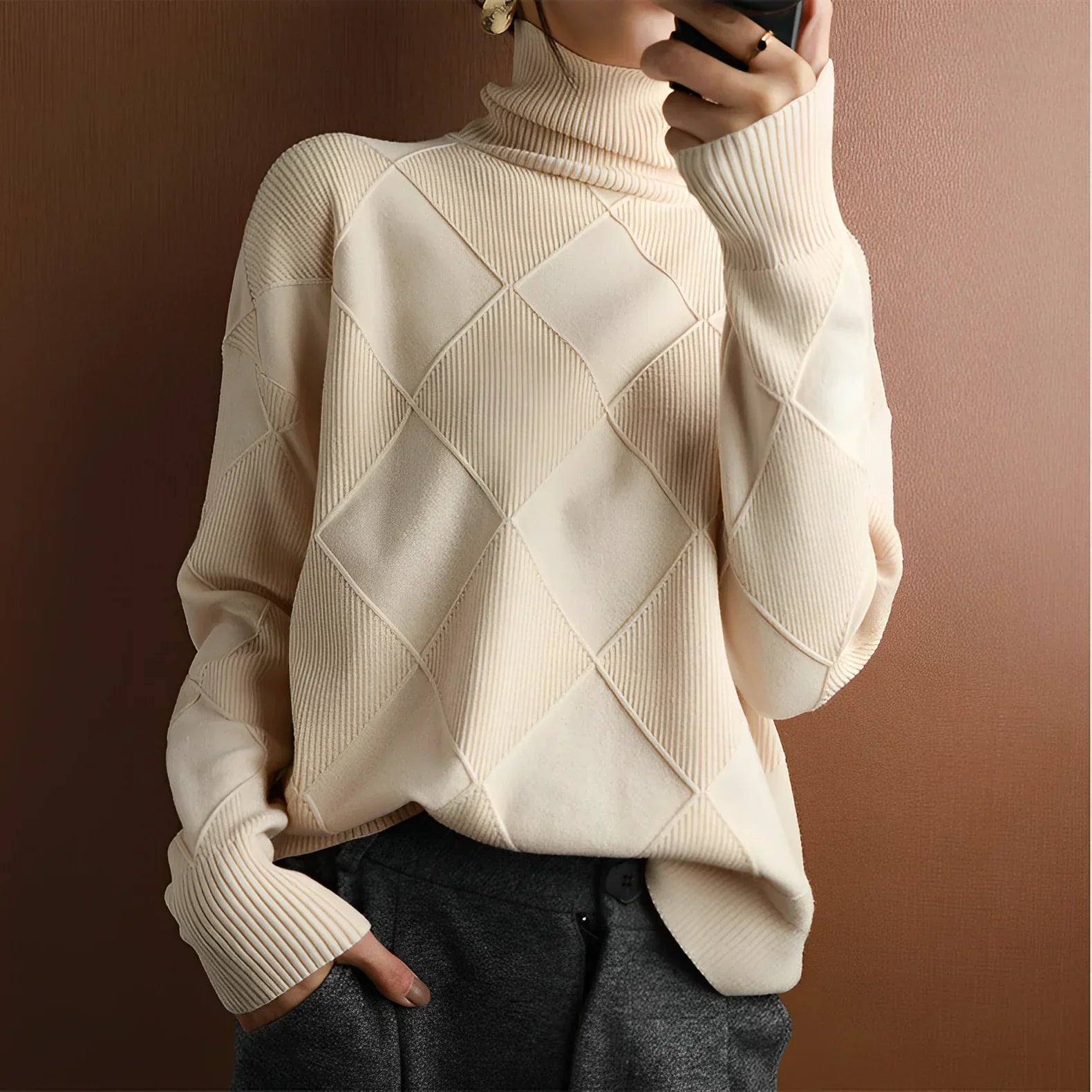 Marcelle | Roll Neck Jumper
