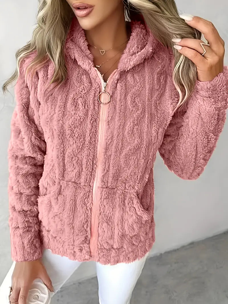Ganka | Long-sleeved hooded jumper with zip