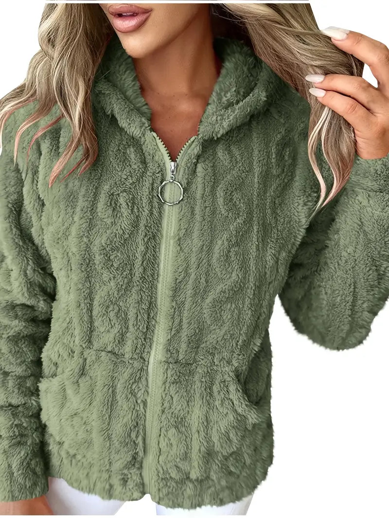 Ganka | Long-sleeved hooded jumper with zip