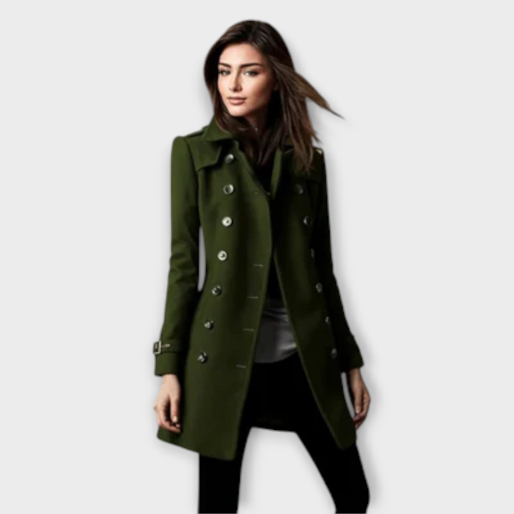 Linda | Double-Breasted Trench Coat