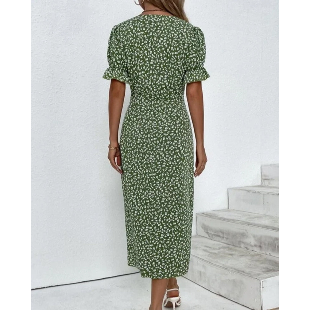 Iliana™| Elegant Ladies Midi Split Dress