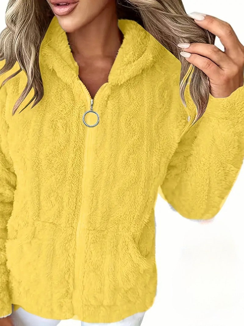 Ganka | Long-sleeved hooded jumper with zip