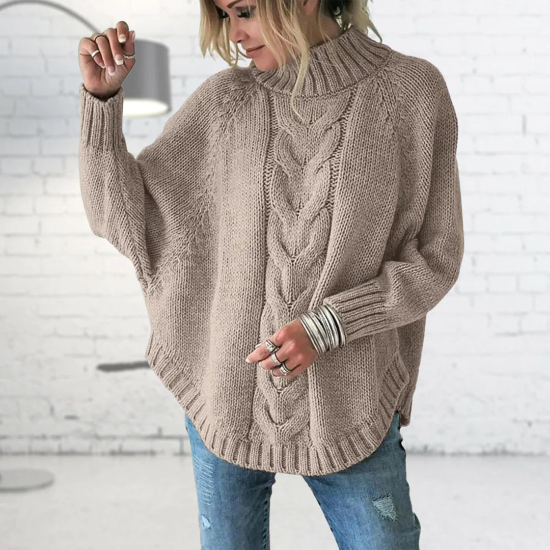 Elysian | Knitted pullover with cable pattern