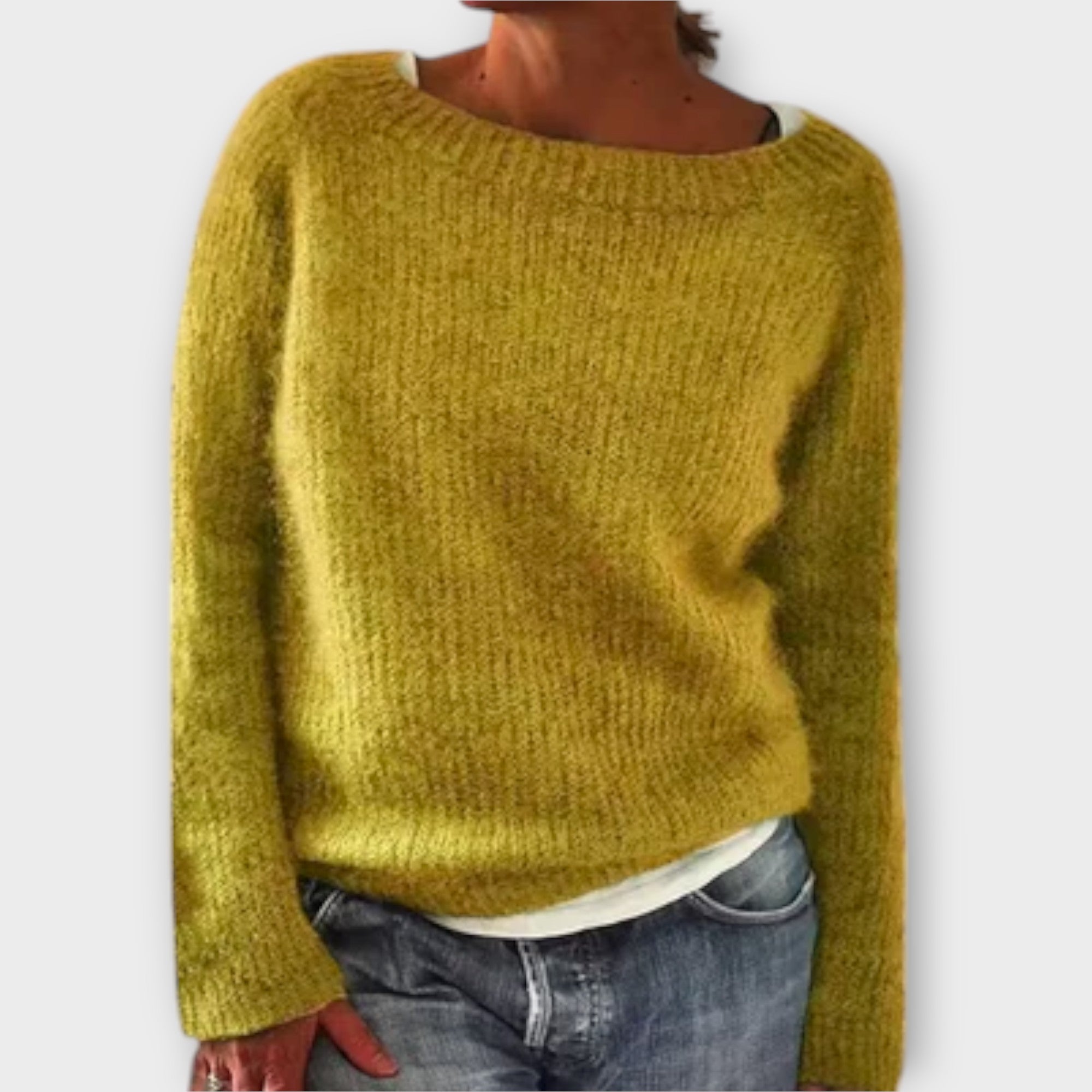 Regine | Plain Knitted Jumper