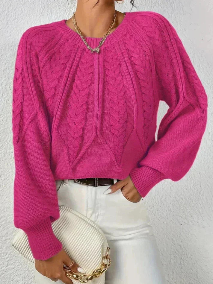 Agnese | Chic Twisted Knit Jumper