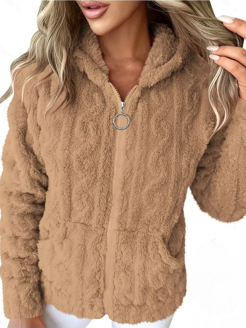 Ganka | Long-sleeved hooded jumper with zip