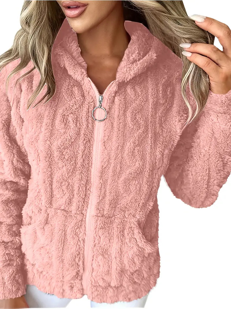 Ganka | Long-sleeved hooded jumper with zip