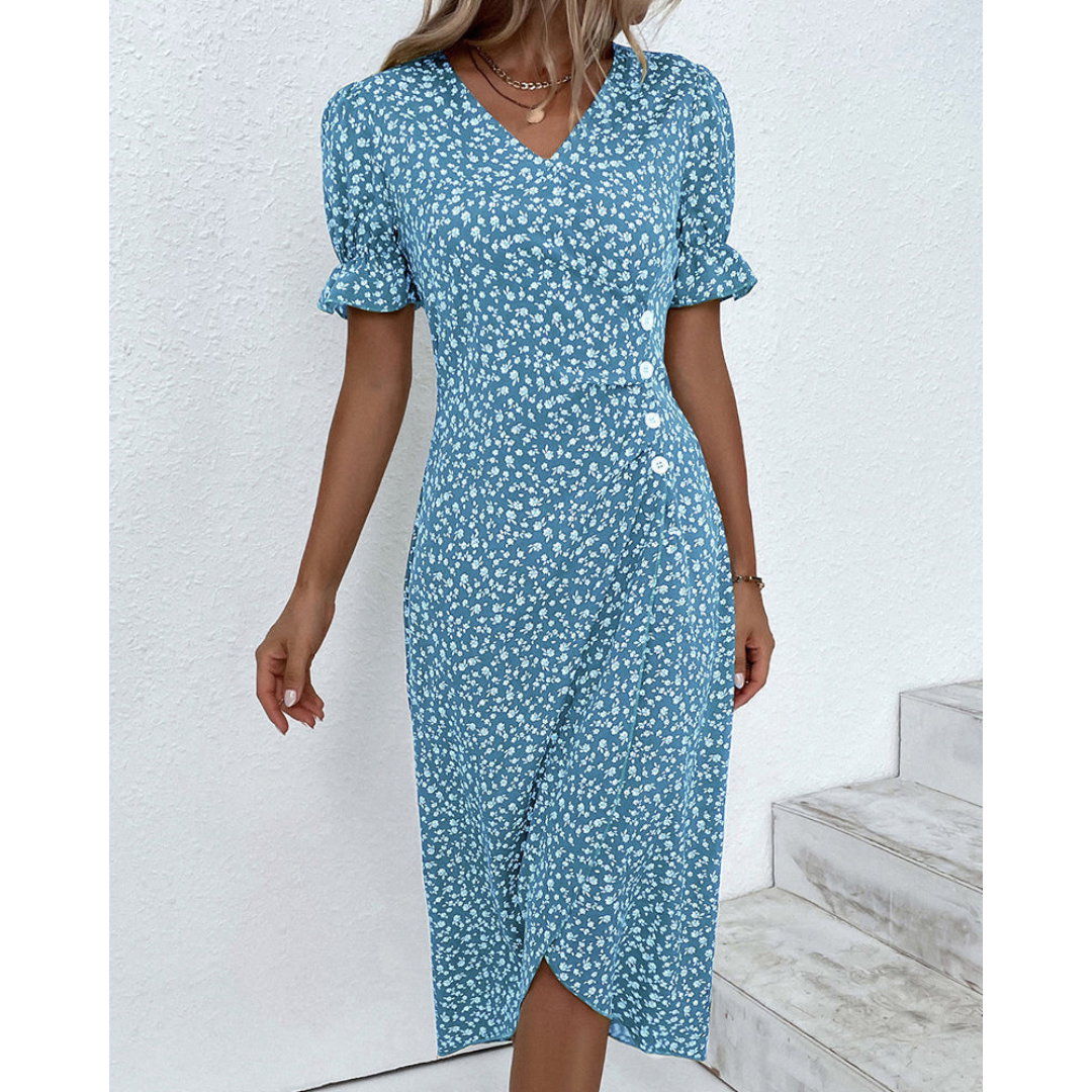 Iliana™| Elegant Ladies Midi Split Dress