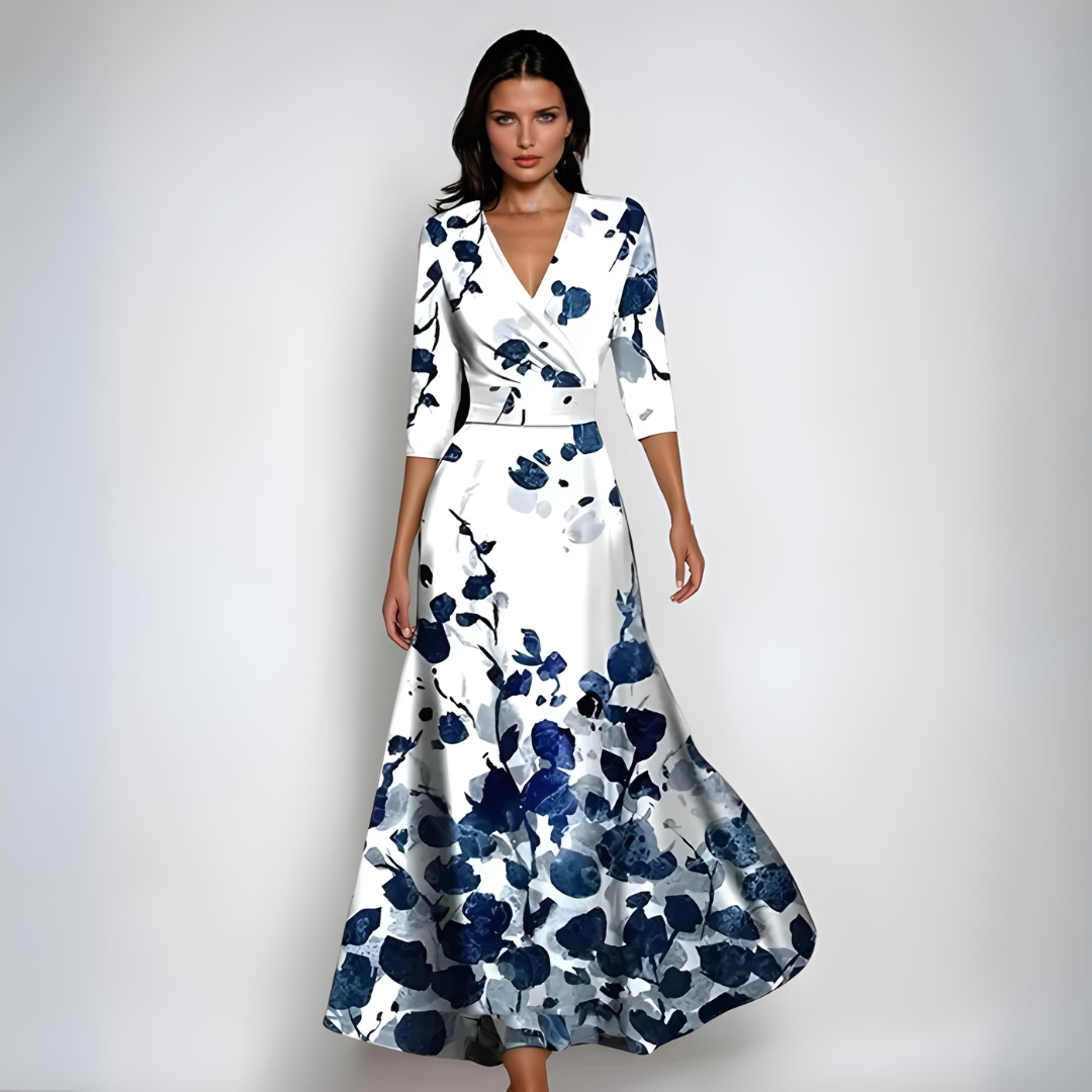 Elise | Sophisticated Floral Dress