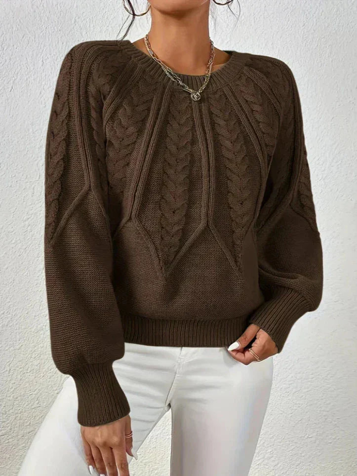 Agnese | Chic Twisted Knit Jumper