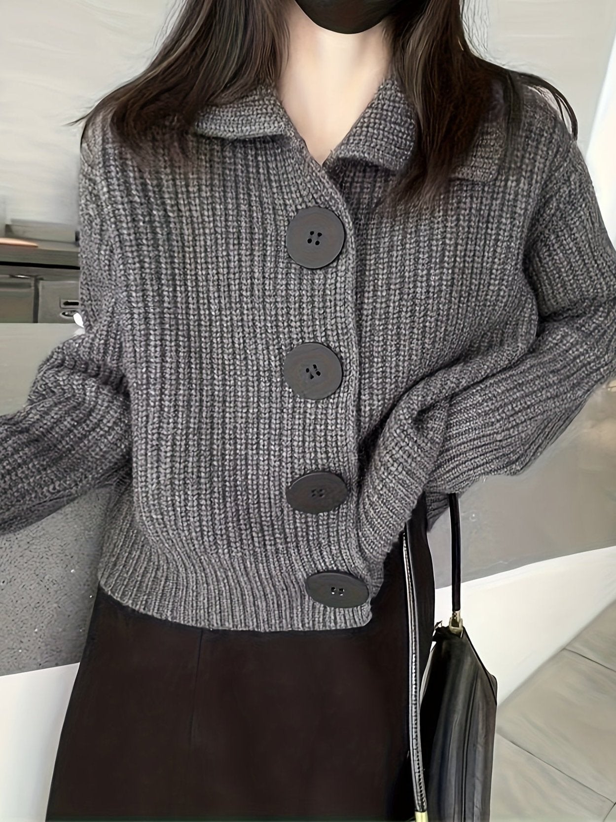 Alma | Ribbed Knit Cardigan