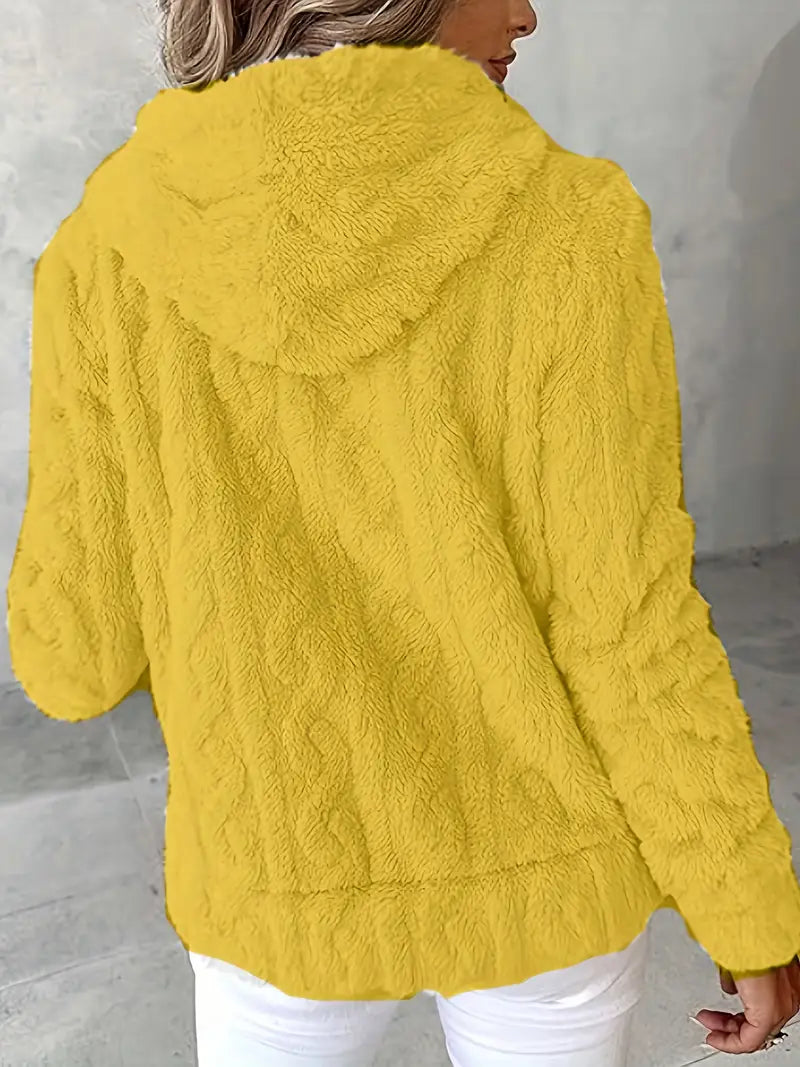 Ganka | Long-sleeved hooded jumper with zip