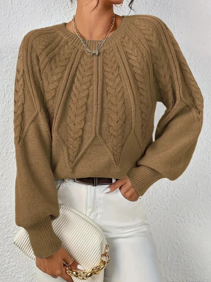Agnese | Chic Twisted Knit Jumper
