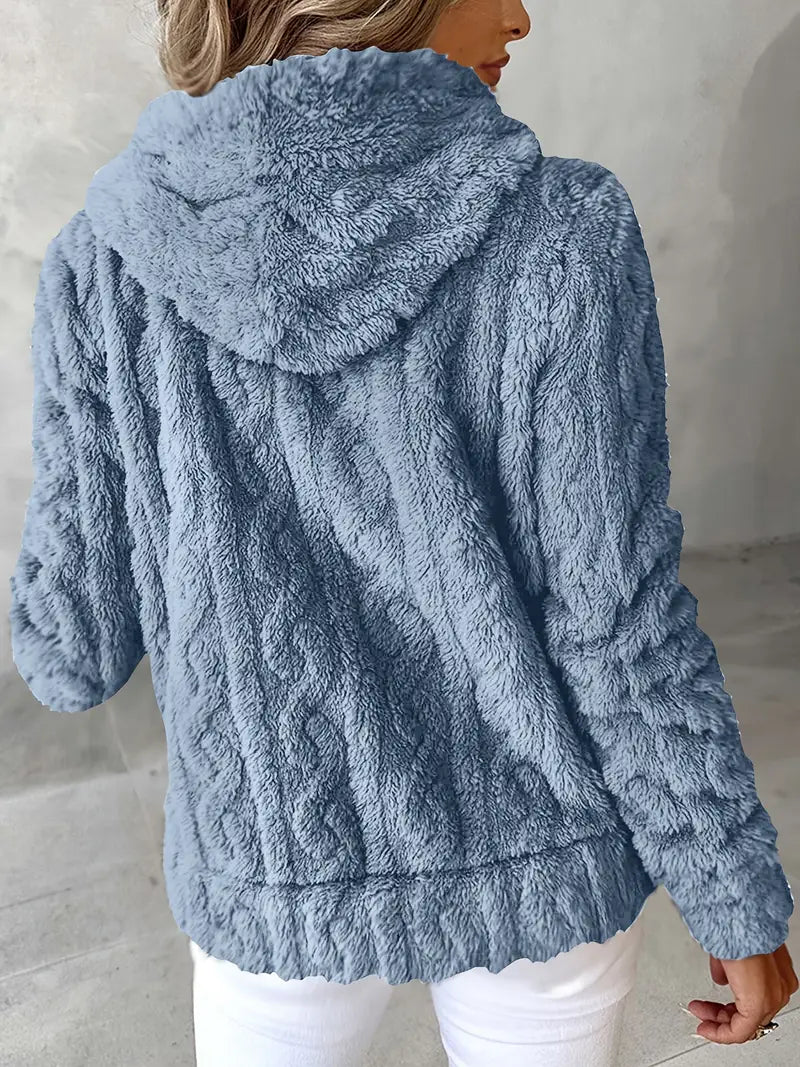 Ganka | Long-sleeved hooded jumper with zip