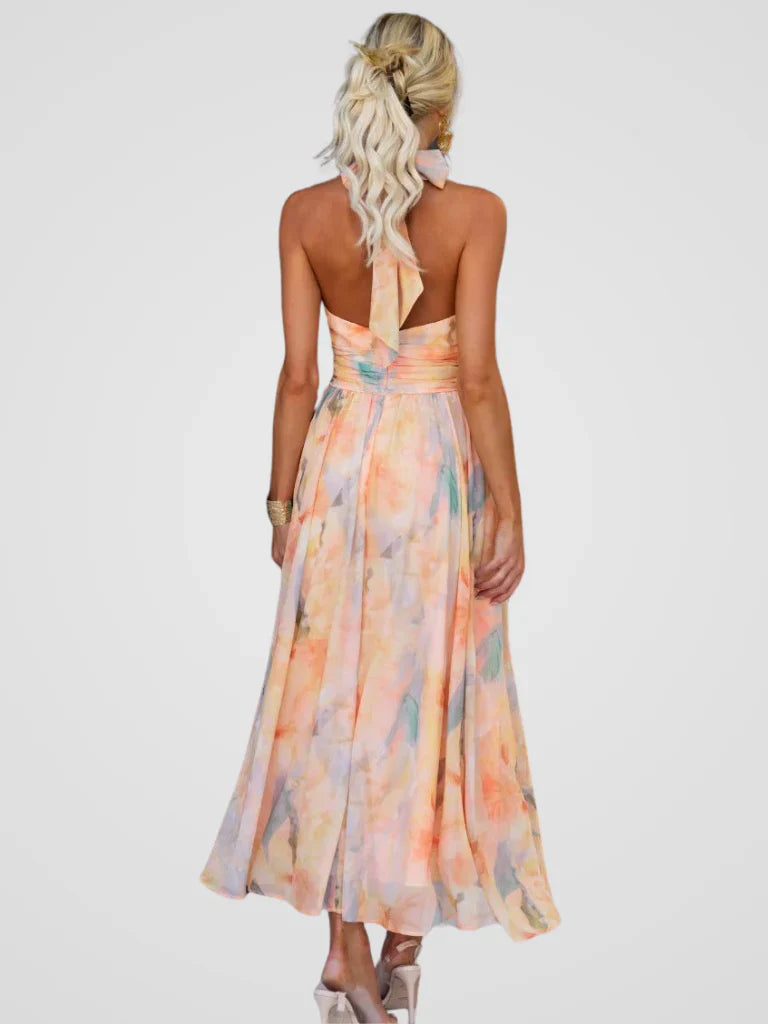 Emily | Peach-Coloured Dress