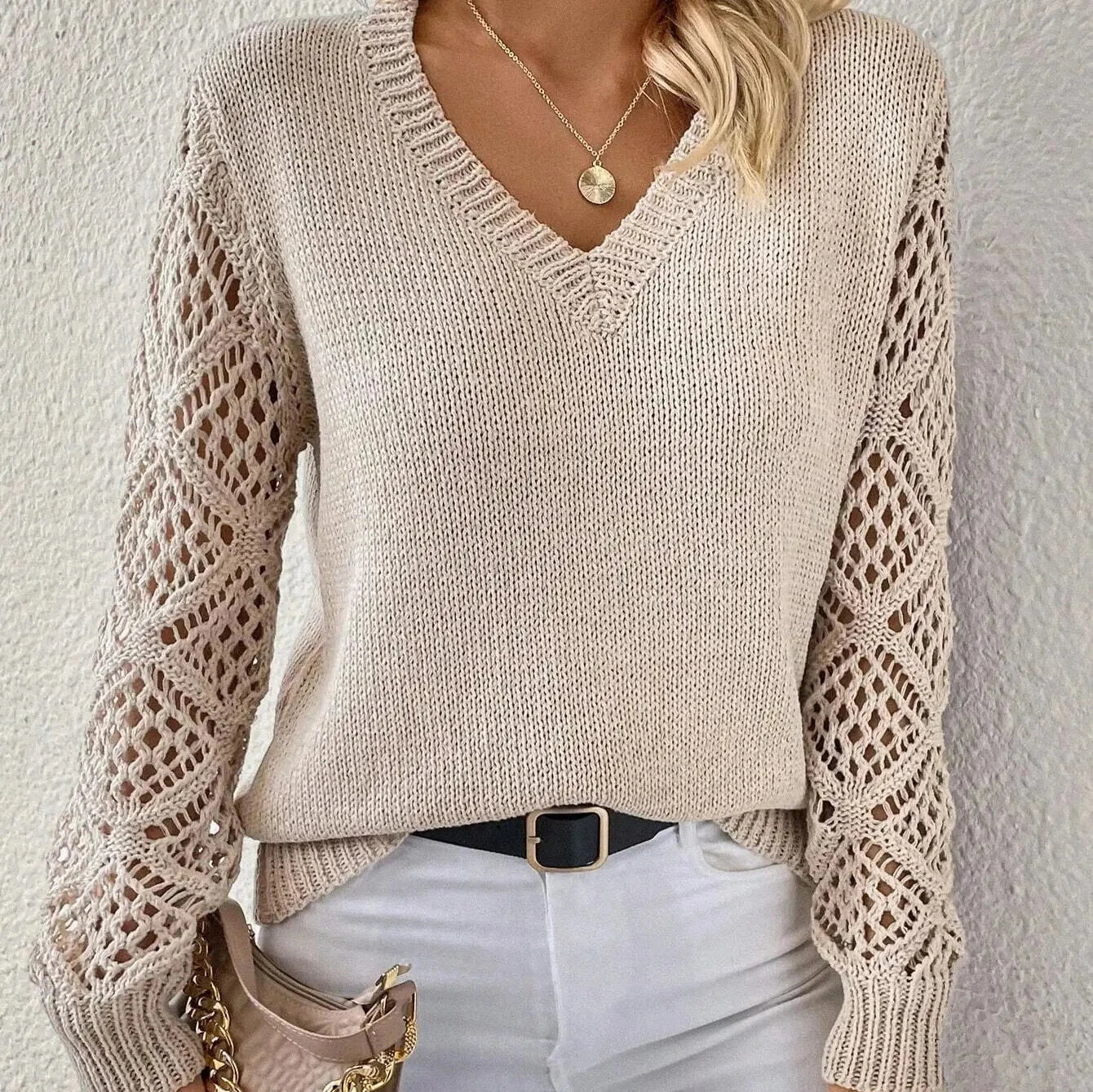 Martha | Couture V-Neck Jumper