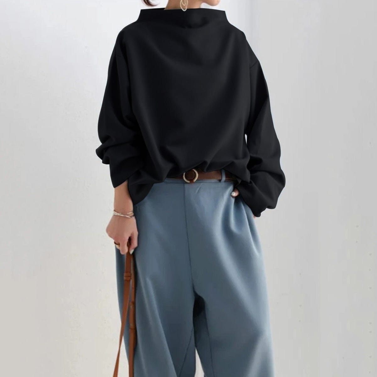 Wanda | Roll Neck Soft Knit Jumper