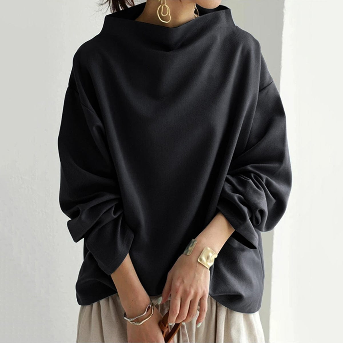 Wanda | Roll Neck Soft Knit Jumper