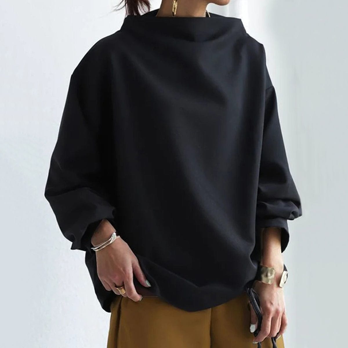 Wanda | Roll Neck Soft Knit Jumper