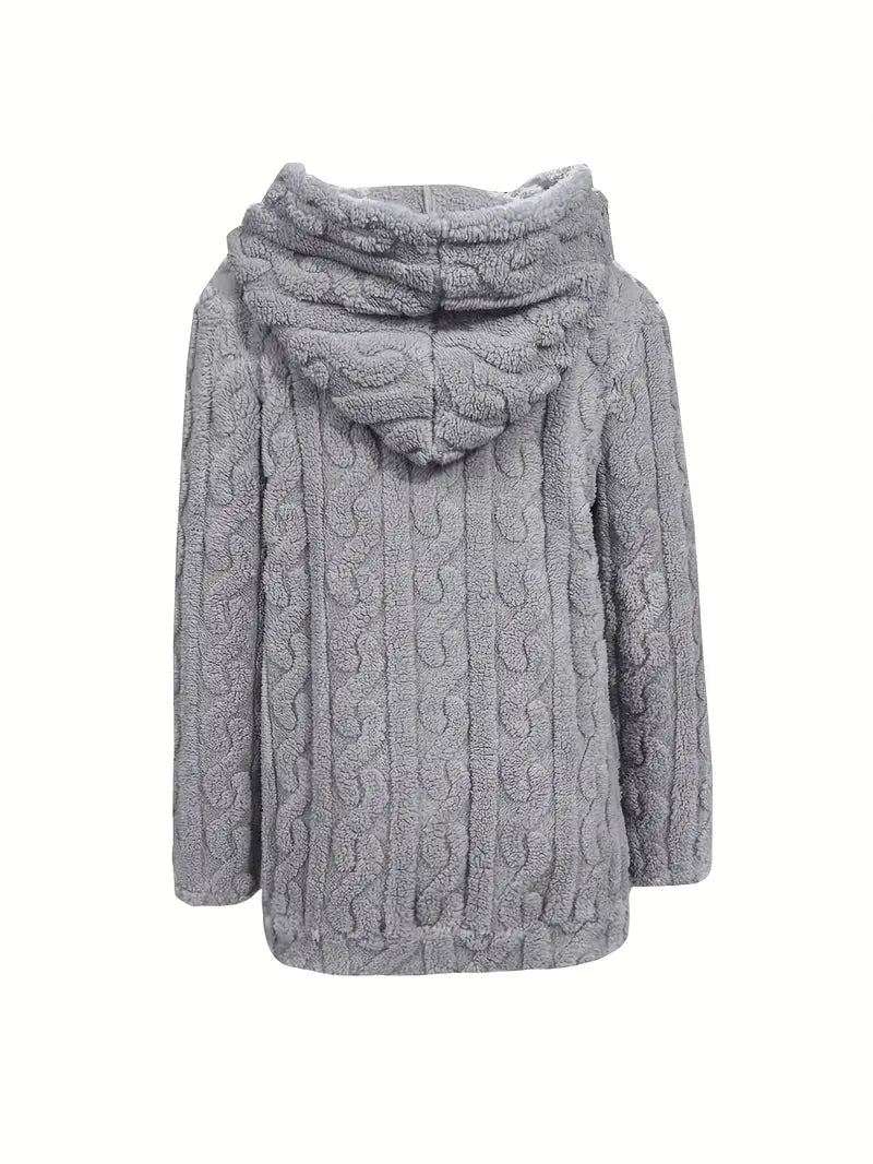 Ganka | Long-sleeved hooded jumper with zip