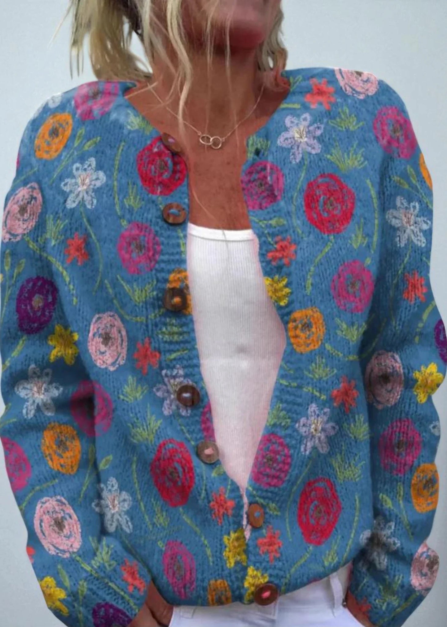 Sophie | Cardigan with print