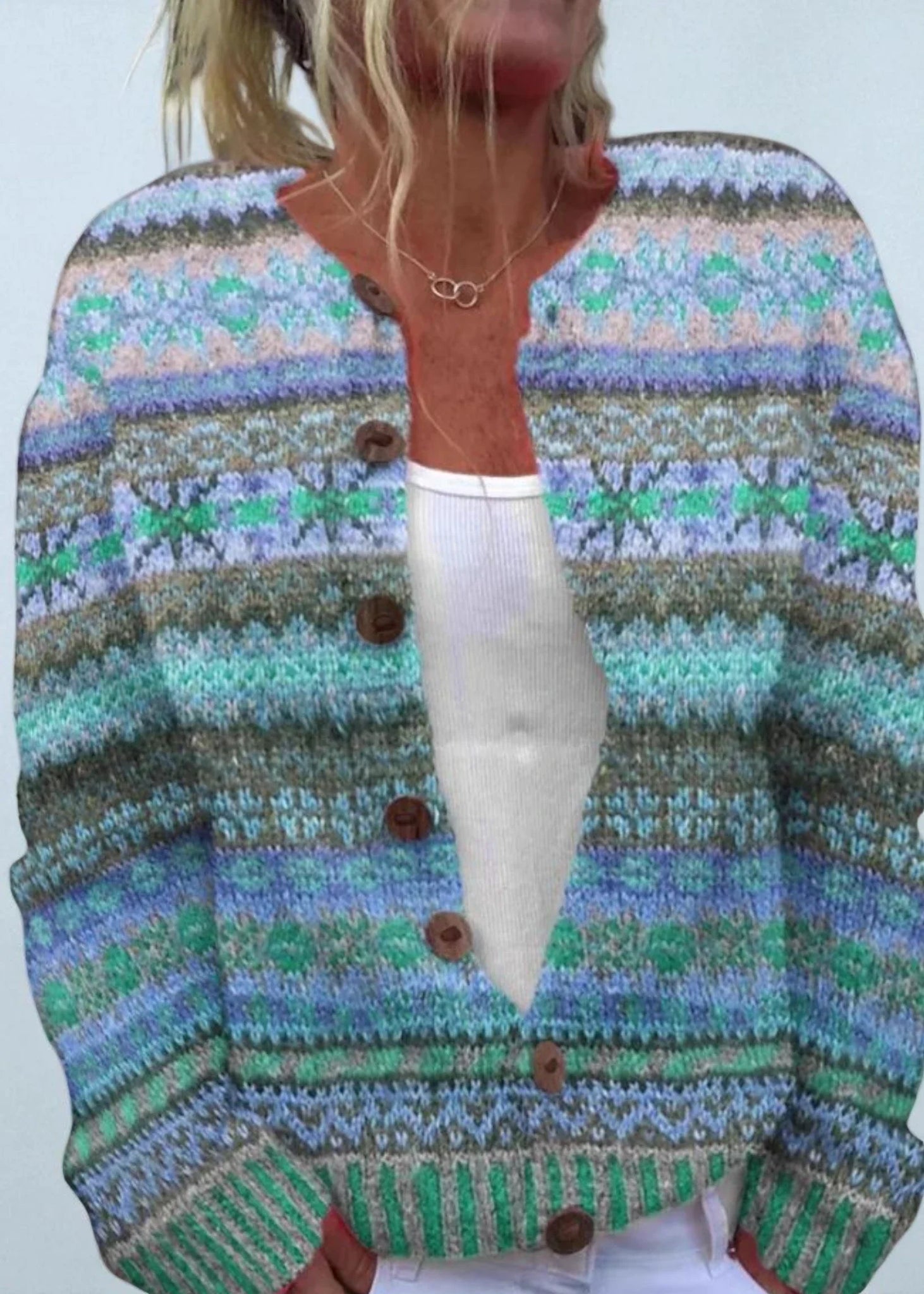 Sophie | Cardigan with print