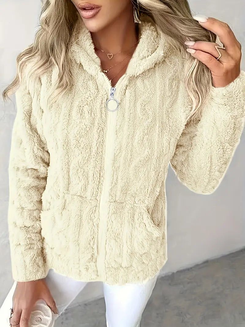 Ganka | Long-sleeved hooded jumper with zip