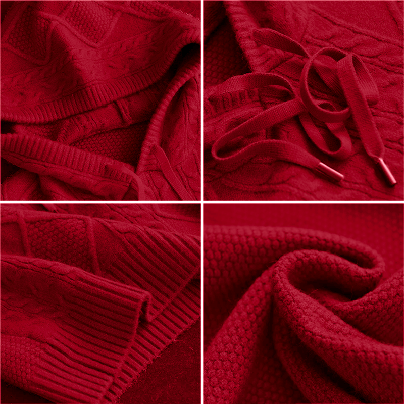Leonie | Jacquard Hooded Jumper